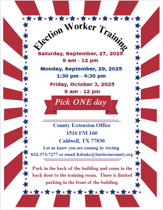 Election Worker Training